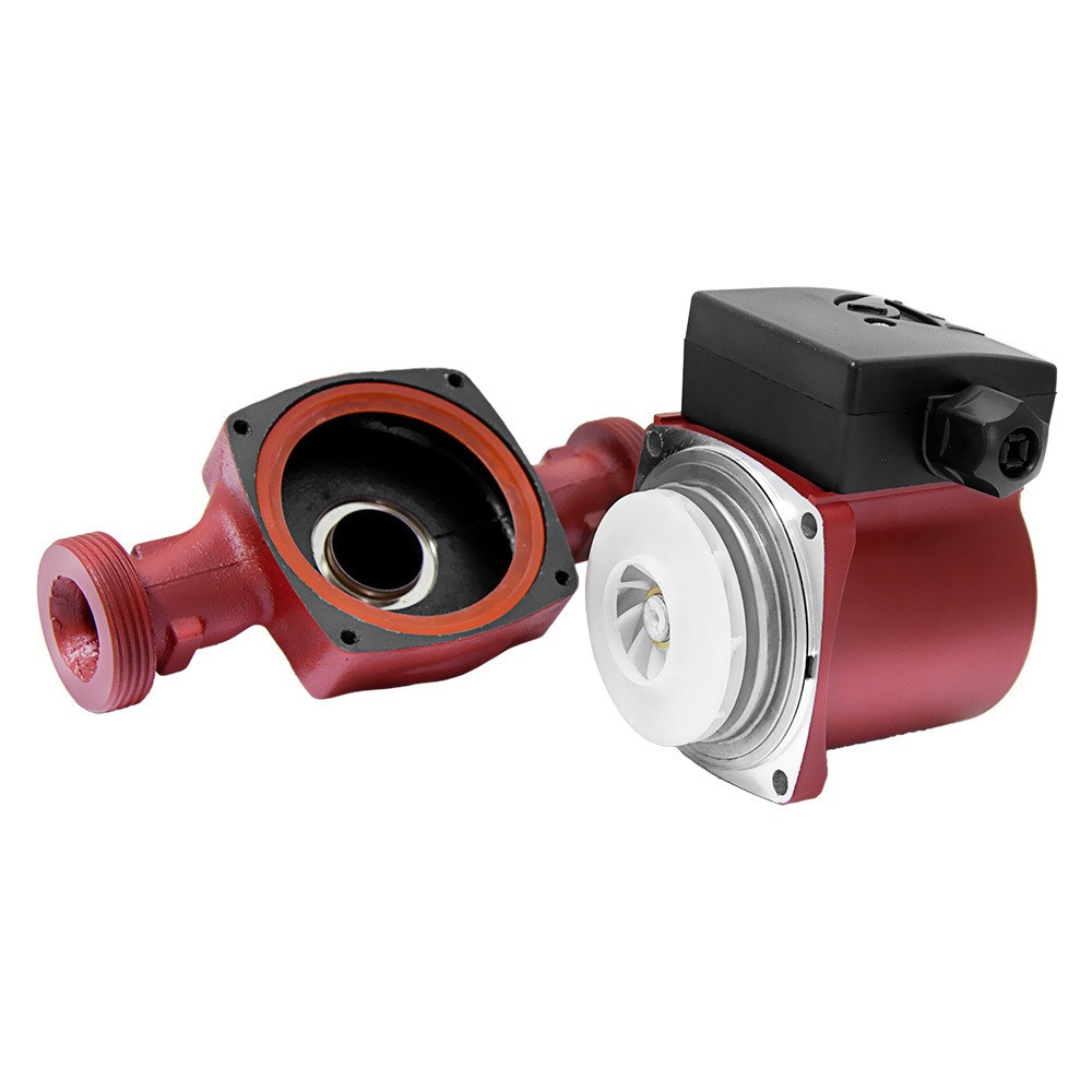 Насос циркуляційний 75Вт Hmax 4м Qmax 40л/хв Ø1½" 180мм бордо+гайки Ø1" WETRON LР525–4/180В (774212) Рівне - фото 7