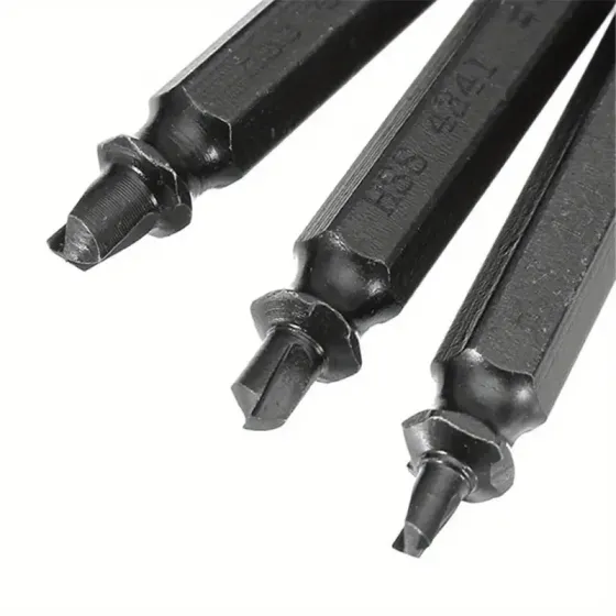 Набор экстракторов для сломанных болтов и винтов, 4 шт HSS 4341 в кейсе для ремонта и мастерской Киев