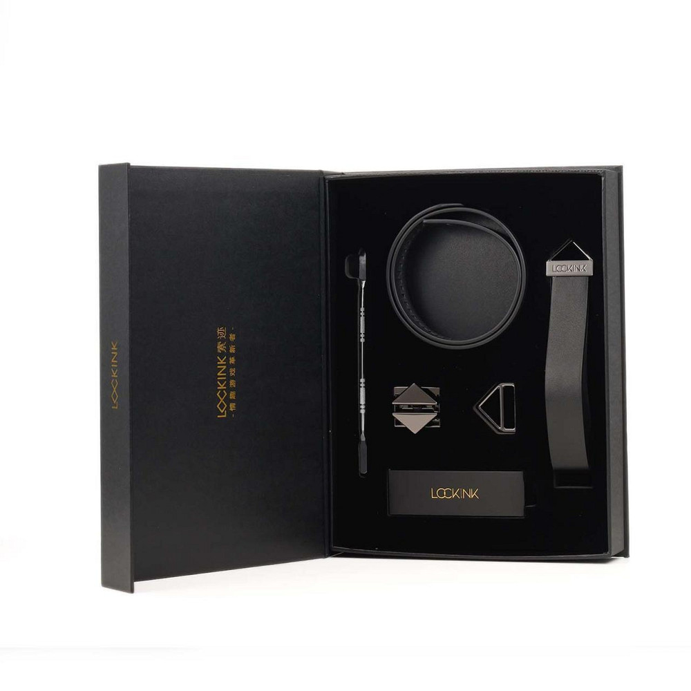 Поводок LOCKINK Tied Collar with Leash Set - Black Sex Aura Київ - фото 1