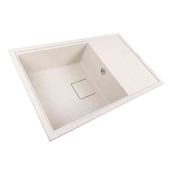 VALESO Гранітна мийка VALESO GALANS 7850 матова Біла в крапку Киев