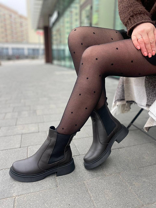 Edan Instruments Черевики жіночі EDAN 217 шоколадні (зима, шкіра натуральна) (5700) Коломия - фото 2