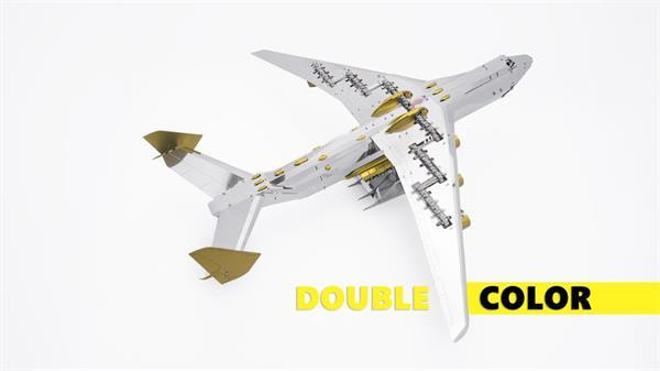 Колекційна модель Metal Time Ukrainian Dream Exclusive Edition Ан-225 Мрія зібрана двокольорова Харків - фото 7