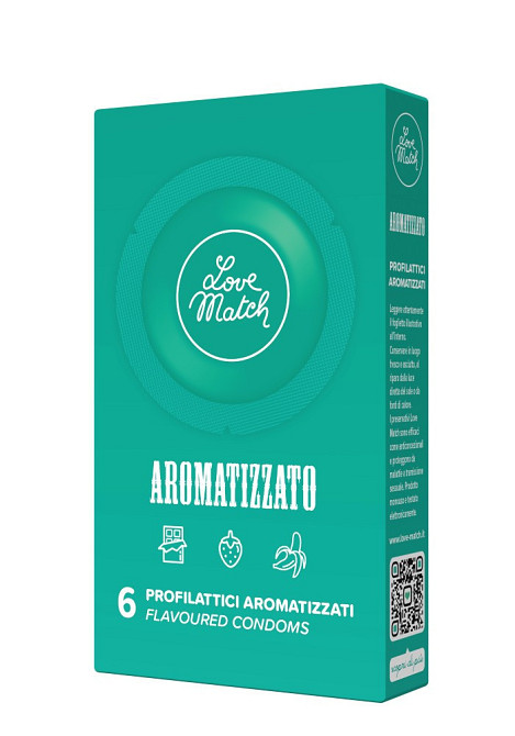Презервативи - Aromatizzato (Flavoured), 6 шт. Sex Aura Київ - фото 2