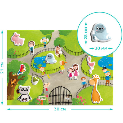 Обучающий набор DoDo Магнитная игра Зоопарк (200207) Винница - изображение 4