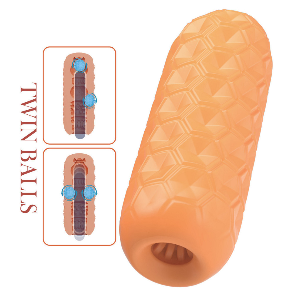 Мастурбатор Pretty Love Venus-X Orange с шариками для стимуляции, 18 х 6.5 см Sex Aura Киев - изображение 3