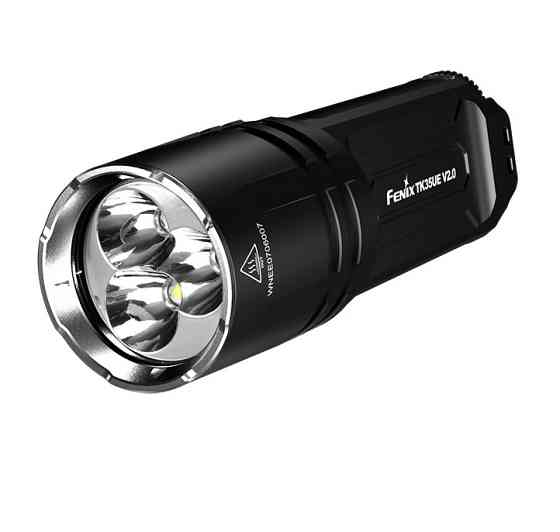 Ручний тактичний ліхтарик Fenix TK35UE V2.0 5000лм 2 х 18650 (Чорний) Вінниця