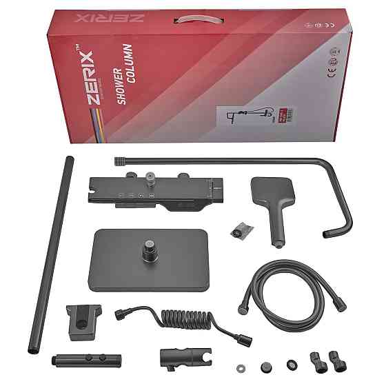 Душова колонна Zerix PBX-009-J з кнопковим змішувачем та 4 режимами подачі води Харків