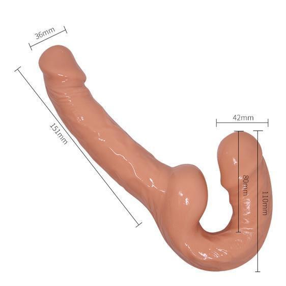 Страпон - Ultra Strapless Strap On 5.9" Sex Aura Київ - фото 4