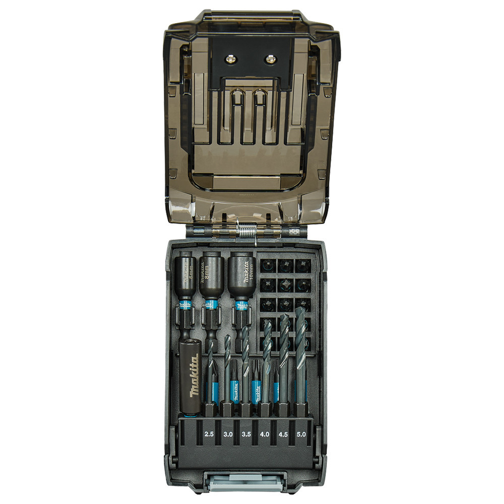 Набір біт та свердл 31 шт. Impact Black у формі батареї XGT Makita (E-22850) Коломия - фото 1