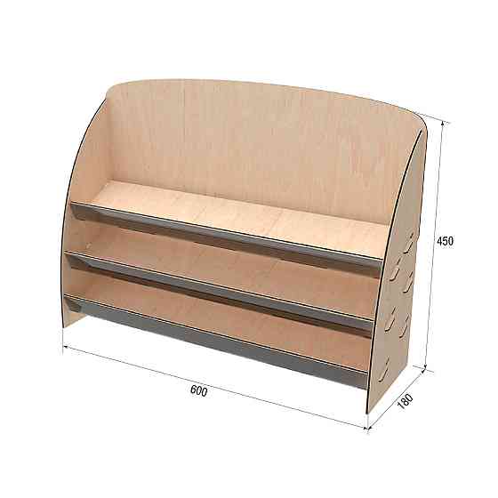 Підставка EKOSTAR під батончики 600х180х450мм Київ