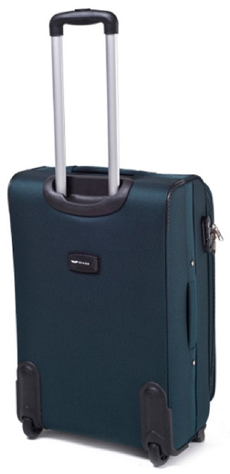 Чемодан тканевый WINGS 6802 малый зеленый 2 колеса Киев - изображение 2