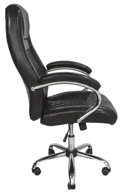 Офісне Крісло Керівника Richman Florence Хром М2 AnyFix Чорний Глянсове Київ - фото 3