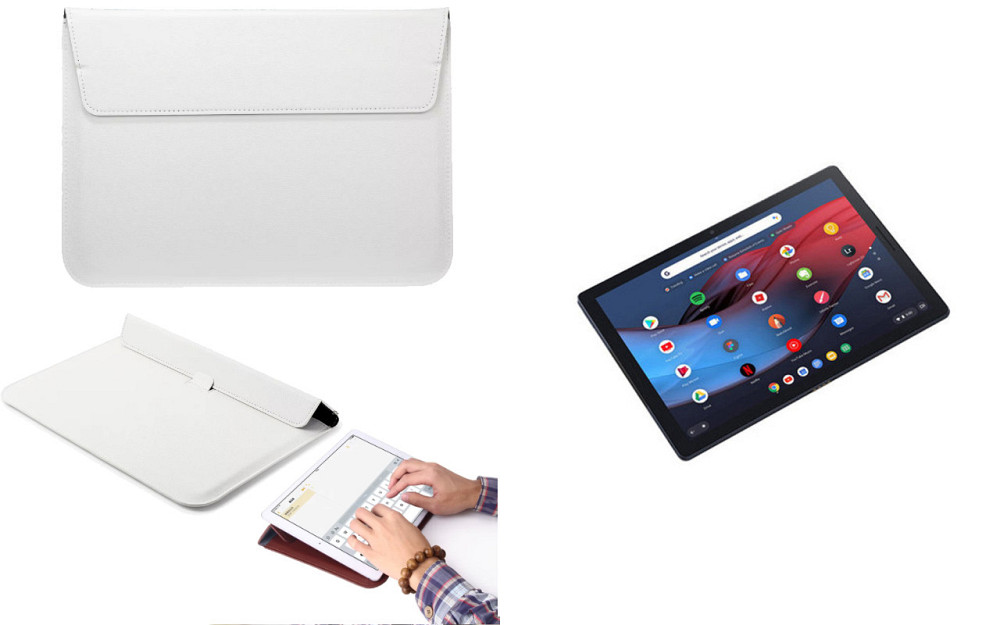 Чохол-конверт VitoCase для Google Pixel Slate m3, з функцією підставки для планшета Білий Київ - фото 1