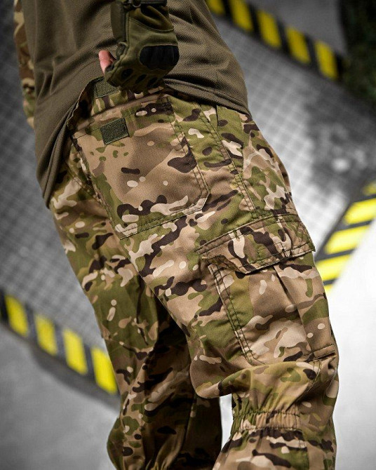 Летние тактические штаны джогеры карго мультикам ДЛ7170 Одесса - изображение 12