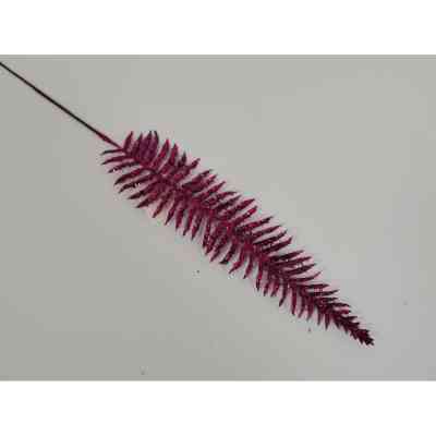 Декоративная ветвь YES! Fun Перо Папоротники 68см, ярко-розовая, глиттер (973871) Винница