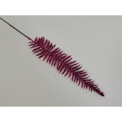Декоративная ветвь YES! Fun Перо Папоротники 68см, ярко-розовая, глиттер (973871) Винница - изображение 1