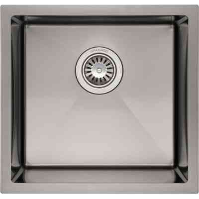 Мийка кухонна GRANADO Under top STEEL S201 black (GS08201B) Вінниця
