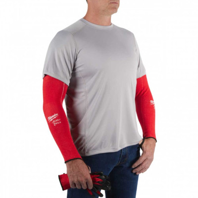 Нарукавники защитные Milwaukee с уровнем сопротивления порезам C, 40 см (4932478584) Винница - изображение 3