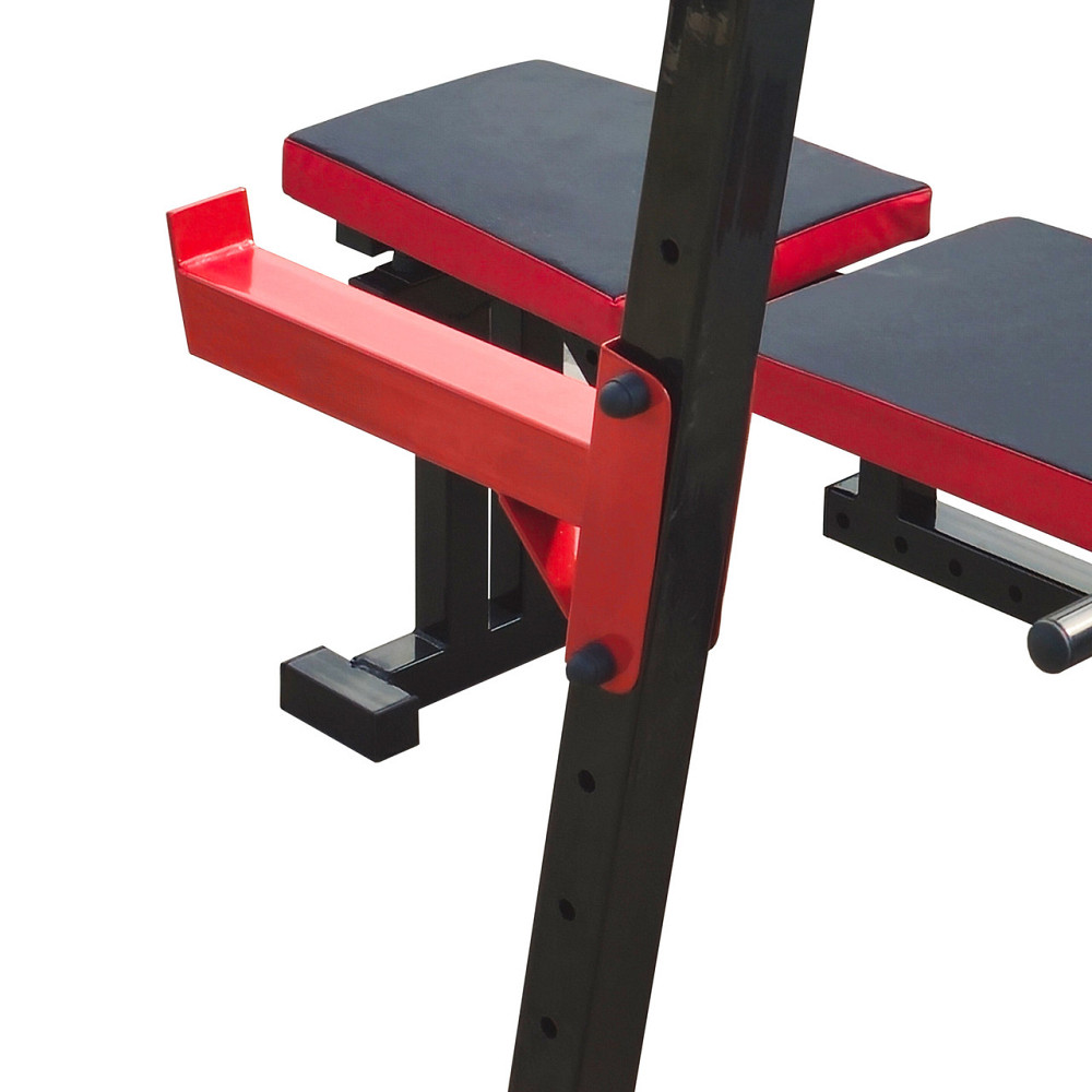 Лавка для жиму регульована 40 на 40 мм + Стійки для присідання під штангу 50 на 50 мм Київ - фото 8