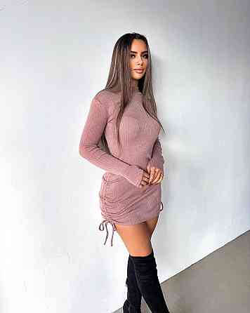 Женское привлекательное теплое платье-гольф из ангоры Мокко, 46/48 Одесса