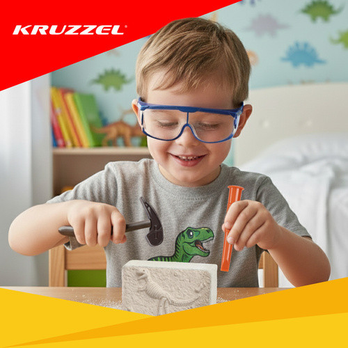 Дитячий набір для розкопок динозаврів 6в1 навчальний палеонтолог Kruzzel (26422) Нововолинськ - фото 6