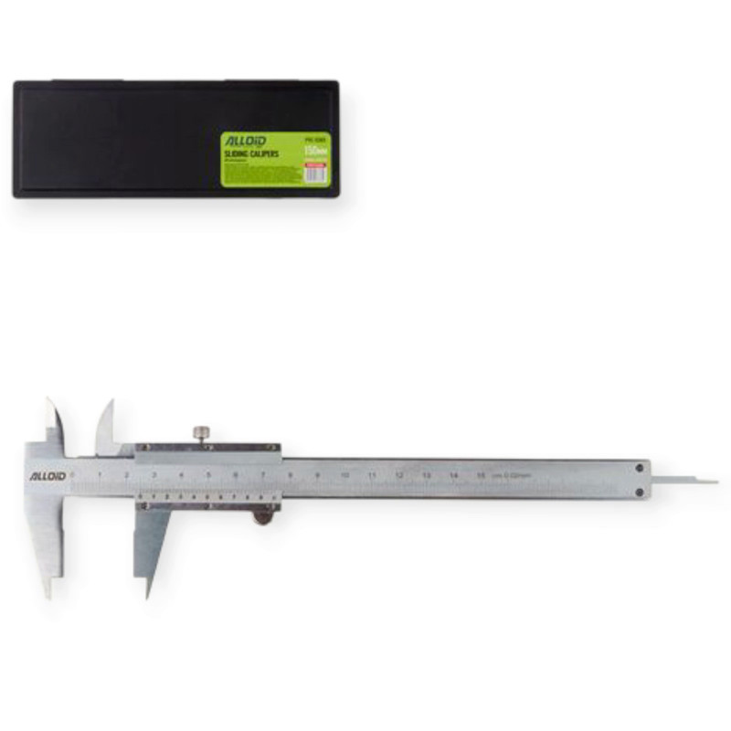 Штангенциркуль механический 150 мм (точность 0,02 мм) шкала см, кейс Мукачево - изображение 1
