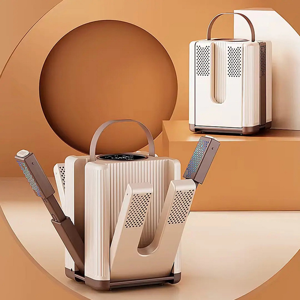 Электросушилка для обуви от сети на 3 пары / Сушилка с УФ-дезинфекцией и таймером / Сушилка обуви OG-10 Львов - изображение 4