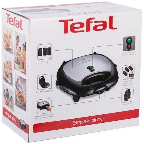 Бутербродниця Tefal SW614831 чорний із сріблястим Харків - фото 9