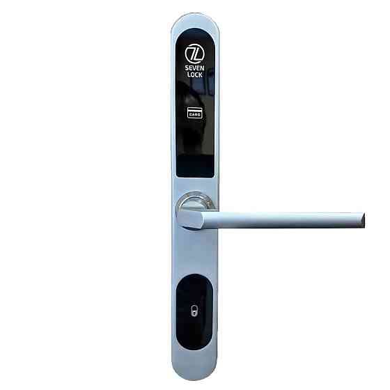 Електронний RFID замок SEVEN LOCK SL-7737S silver ID EM Київ