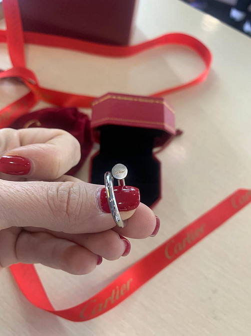 Кольцо Гвоздь посеребрение / Брендовое кольцо Cartier в красивой брендовой упаковке Одесса - изображение 2