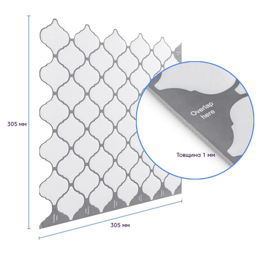 Самоклеющаяся полиуретановая плитка 305х305х1мм (D) SW-00001941 Днепр - изображение 3