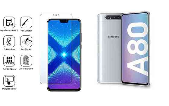 Защитное стекло NeoGlass для Samsung Galaxy A80 2019 SM-A805 – ультрапрозрачное и устойчивое Киев
