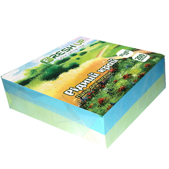 Блок паперу для нотаток "Fresh Up" FR-0550 85х85х200 арк., клеєний, Рідний Край, шт Київ - фото 1