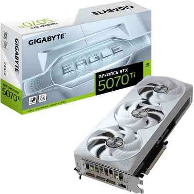Видеокарта GIGABYTE GeForce RTX5070 Ti 16GB EAGLE OC ICE SFF (GV-N507TEAGLEOC ICE-16GD) Винница