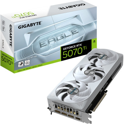 Видеокарта GIGABYTE GeForce RTX5070 Ti 16GB EAGLE OC ICE SFF (GV-N507TEAGLEOC ICE-16GD) Винница - изображение 3