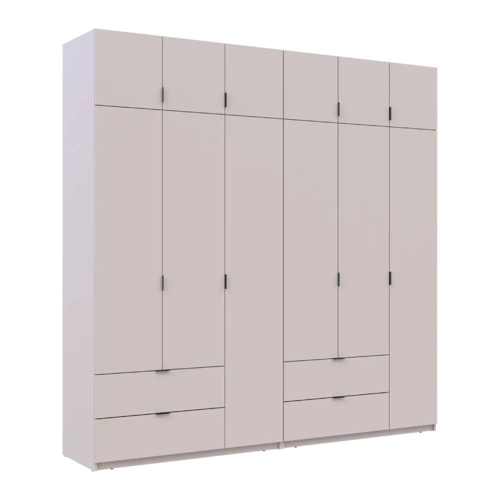 Шафа для одягу Doros Лукас Кашемір 3+3 ДСП 240х50х240 DRS-011713 (42005108) Дніпро - фото 6