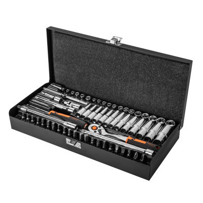 Набор головок Neo Tools 63шт, 1/4", CrV, металлический кейс (10-008) Винница - изображение 12