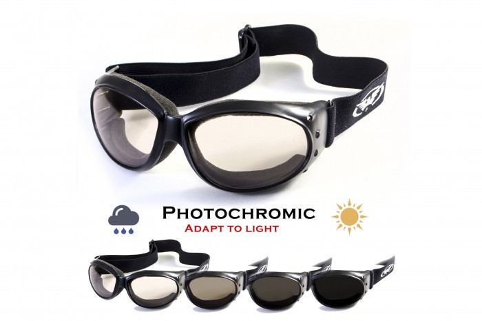 Окуляри захисні Global Vision Eliminator Photochromic (clear), прозорі фотохромні Запоріжжя - фото 1