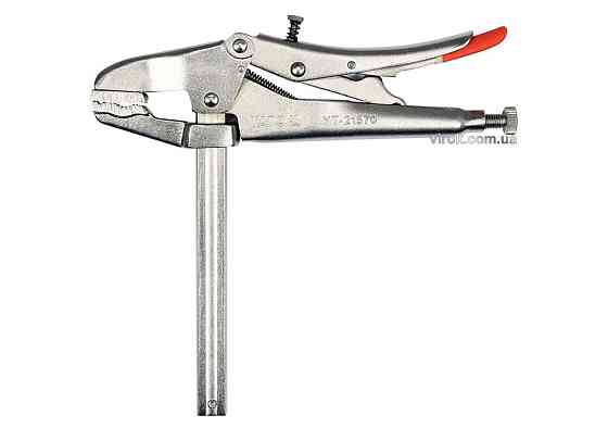 Кліщі затискні YATO : L= 260 мм, діапазон  0-150 мм з тримачем [2/16] Одесса