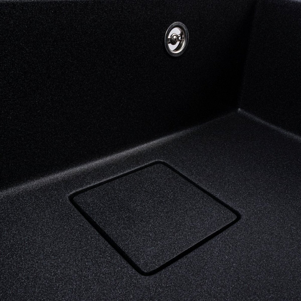 Гранітна мийка VALESO SHERLIT 6050 матова Карбон Коломия - фото 6