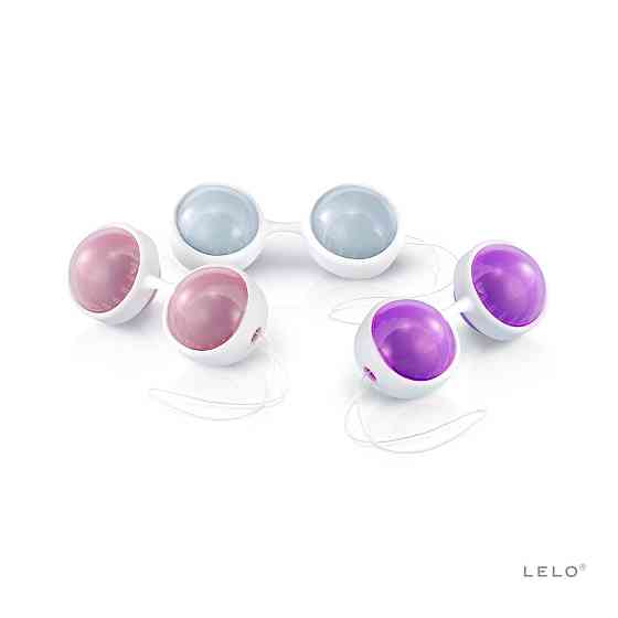Набір вагінальних кульок LELO Beads Plus, діаметр 3,5 см, змінне навантаження 2х28, 2х37 та 2х60 г Sex Aura Київ
