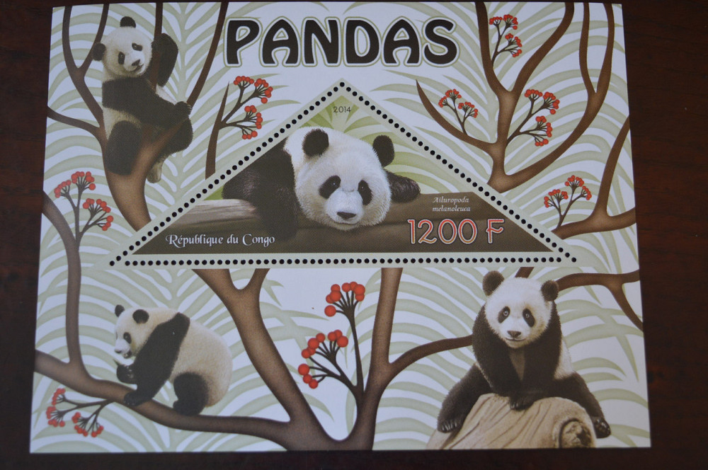 Конго. Фауна. Личности. Блок. 2014 р. (А-34) Полтава - фото 1