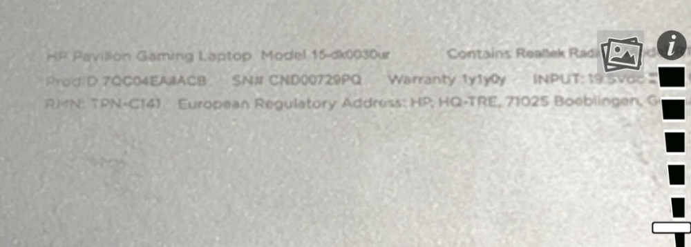 Ноутбук HP Pavillion 15-9300H GeForce GTX 1050 16Gb. ОЗУ , 256+ 512 SSD. Киев - изображение 1