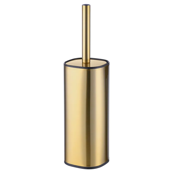 Йоржик для унітазу підлоговий Mixxus Premium Quadro-TB0201 Brushed Gold (колір матове золото) (MI8395)   ( 22101 ) Харків