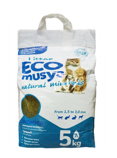 Наповнювач ЕкоМуся 5кг середній Вінниця - фото 1