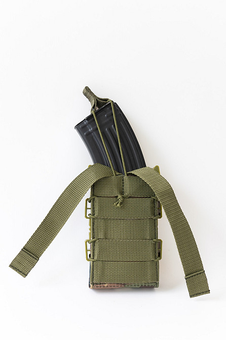 Подсумок на 1 магазин пиксель открытый каркасный Мультикам Одесса - изображение 5