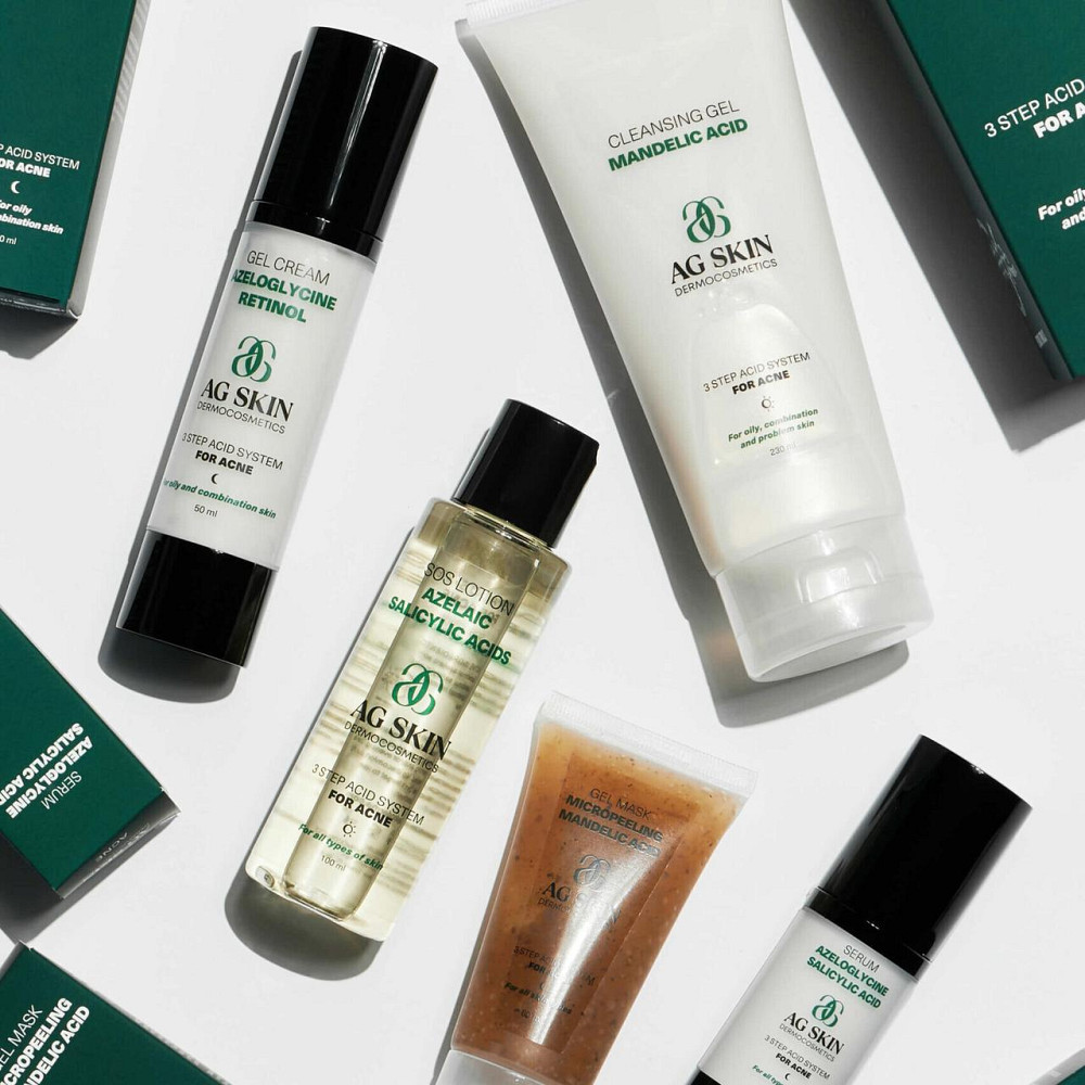 Сыворотка с азелоглицином и салициловой кислотой SERUM AZELOGLYCINE SALICYLIC ACID AG Skin 30 мл Днепр - изображение 2