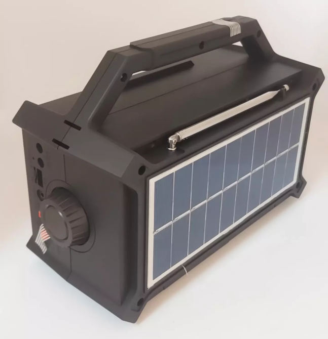 Портативна Bluetooth колонка FP-236-S-L радіо + зарядний пристрій + сонячна панель + 2 лампи Вінниця - фото 3