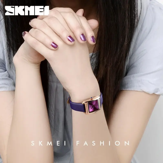 Жіночий класичний годинник Skmei 1432 (Фіолетові) Вінниця