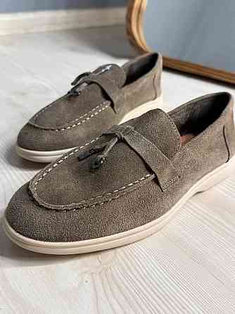 Туфлі жіночі Meideli 509-3 лофери з натуральної замші з китицями бежеві, 39, 25 см Київ